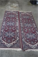 Two Mahal Runner Area Rugs