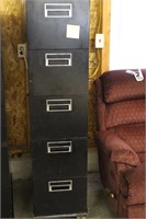 Five-Drawer Filing Cabinet on Casters