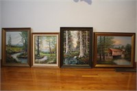 Pastoral Oil on Canvas Paintings