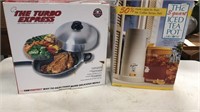 Turbo express cooker and ice tea pot
