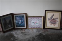 Four Framed Pictures