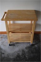 Wood Kitchen Cart