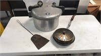 Steamliner pressure cooker, camp cooker, and