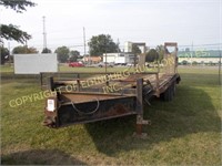 16'+4' DOVETAIL T/A DECK OVER EQUIPMENT TRAILER