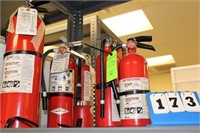 (5) Fire Extinguishers, asstd sizes