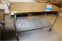 Stainless Steel Work Table, w/Shelf
