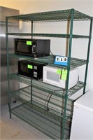 Wire Rack Shelves, 6', Green Epoxy