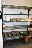 Wire Rack Shelf, 6', Green Epoxy