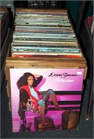 Vintage L P Records Crate 100+ Lot 70-80S Music