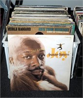 50+ Assorted LP Record Box Lot