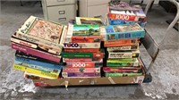 Huge lot of 50 puzzles