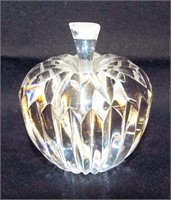 Crystal Apple Paper Weight