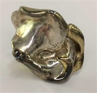 Sterling Silver Ring Signed J. E. M