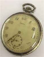 Pacific Swiss Made Pocket Watch, 900 Silver Case