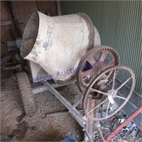Cement mixer w/elect motor