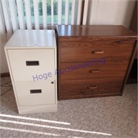 3 drawer cabinet & file cabinet