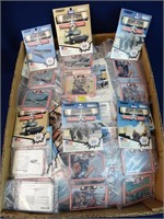 One large box of Desert Storm trading cards