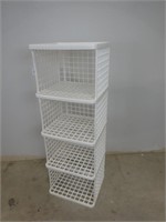 White Stackable Shelves