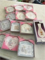 Precious Moments Plaques-new in boxes,spoon rest
