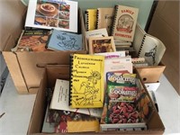 3 boxes - misc. cookbooks