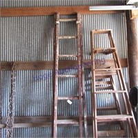 Wooden extention ladder