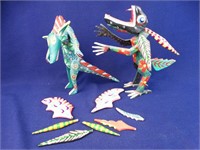 Hand-painted Lizards/Dragons