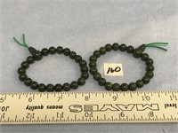 Lot of 2 jade bracelets         (g 22)
