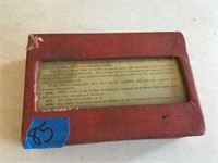 Vintage thumbscrew scroll reader