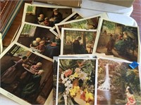 Vintage postcards & misc vintage items,