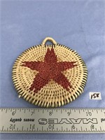 5.5" Willow wall hanging         (g 22)