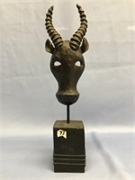 carved wood African masks