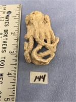 2.75" Carved antler octopus         (g 22)