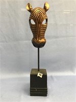 carved wood African masks