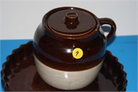 Honey pot and Plate