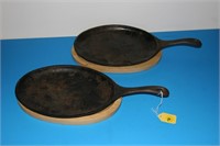 Cast iron pans (2)