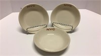 Bowls- New York Central (Qty. 3)
