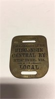 Luggage Tag - Wisconsin Central RY
