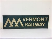 Sign - "Vermont Railway"