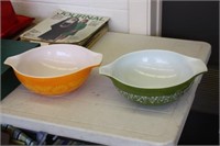 2 Large Pyrex Bowls