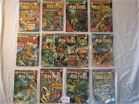 Lot of 13 "MAN THING" Comic Books