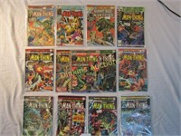 Lot of 13 "MAN THING" Comic Books