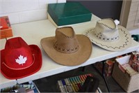 3 Cowboy Hats