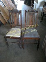 Two antique chairs