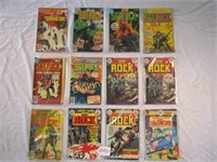 Lot of 12 "SGT ROCK" Comic Book