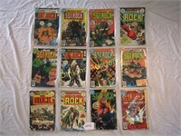 Lot of 12 "SGT ROCK) Comic Books