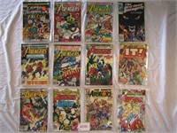 Lot of 12 "AVENGERS" Comic Books