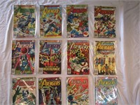Lot of 12 "Avenger" Comic Books