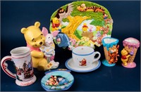 Lot Disney Winnie the Pooh Cookie Jar & More