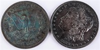 Coin 2 Morgan Silver Dollars 1887-O & 1886-P