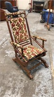 Vintage Eastlake style platform rocker